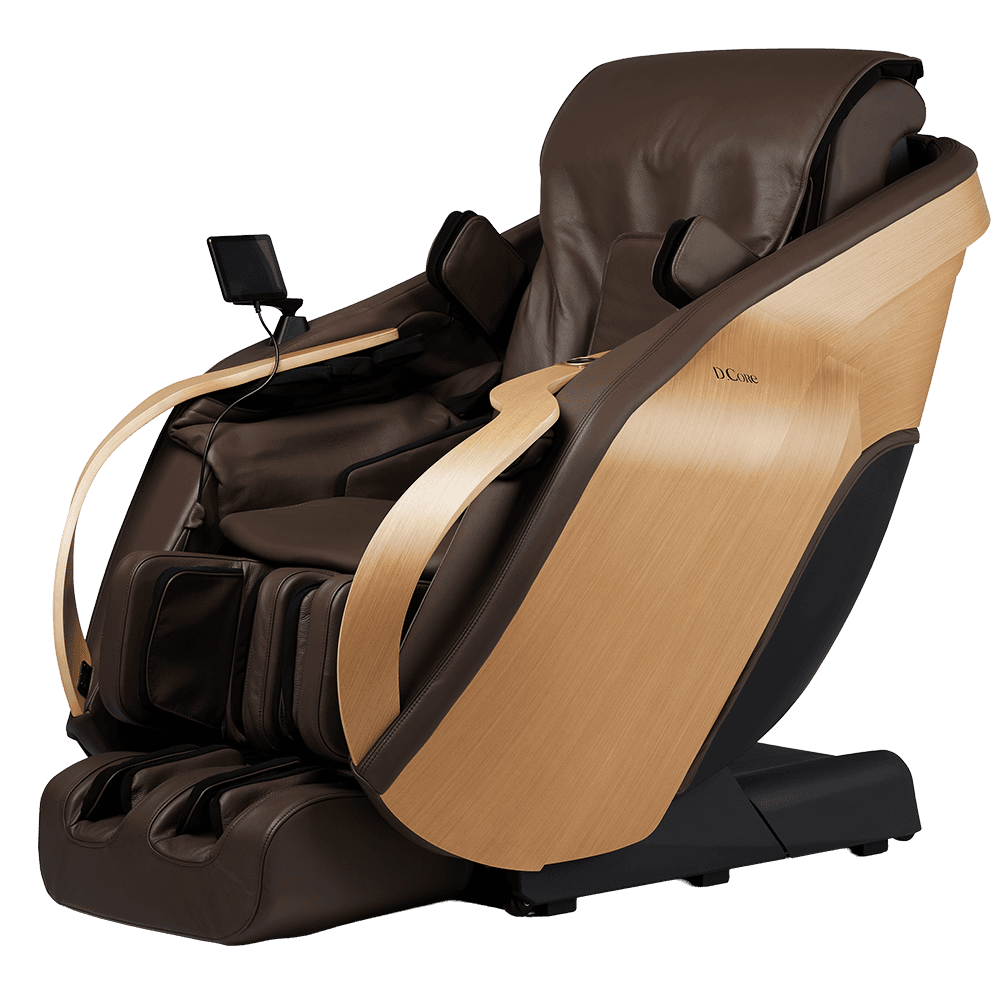 Japanse D.Core CIRRUS II massagestoel in echt leer