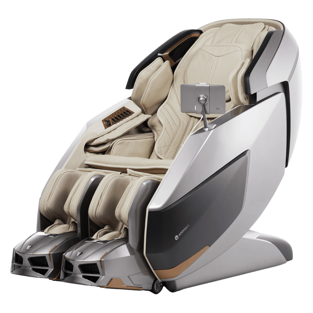 PRIME ROBO Massagestoel van echt leer